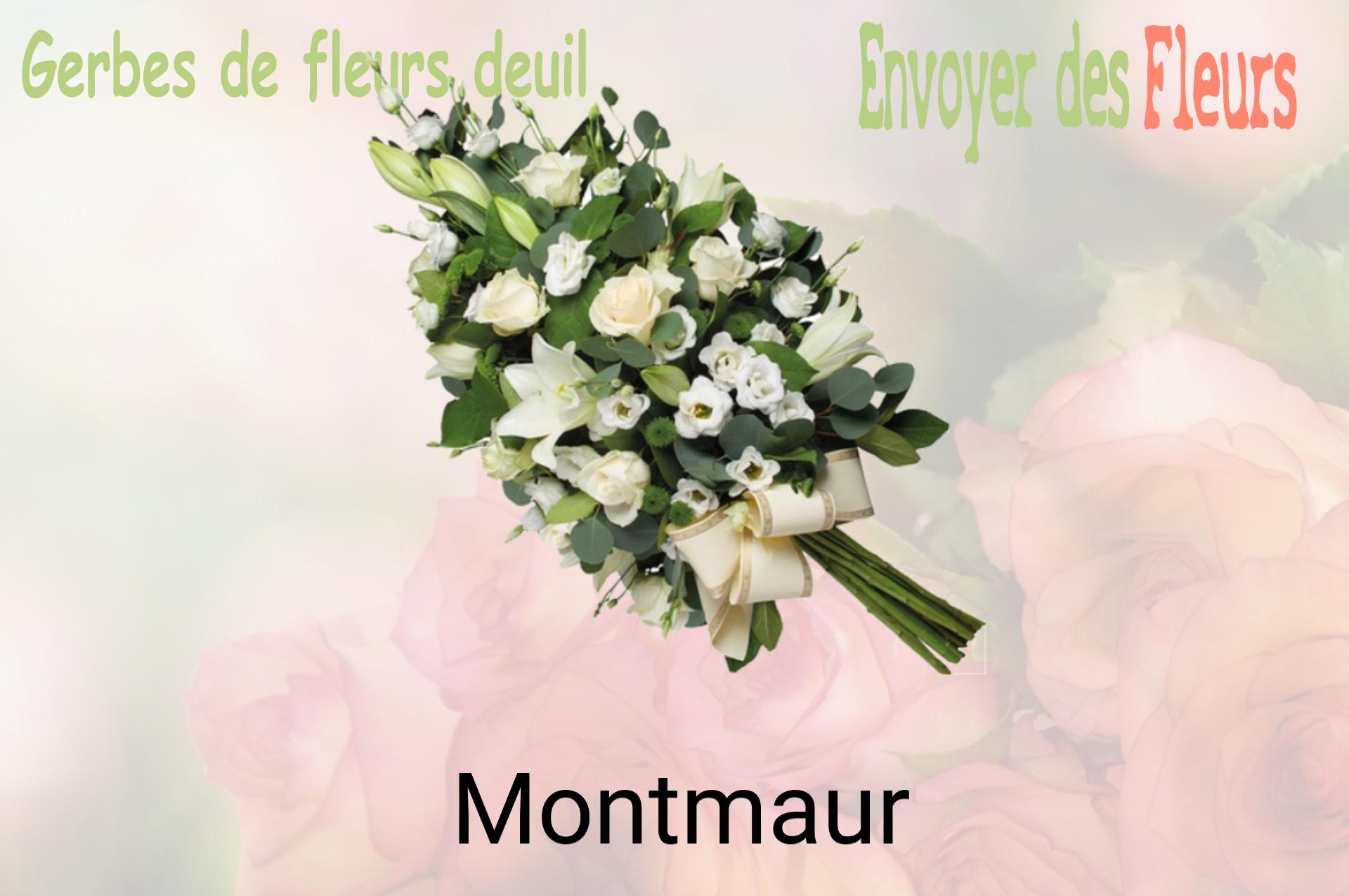 Gerbe de fleurs de deuil livrée à Montmaur